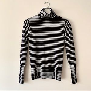 J.Crew Merino Wool Striped Turtleneck, size XXS